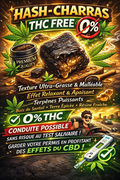 👉Édition N°2: Extraction Handmade - Charras – 0% THC | Résine Premium