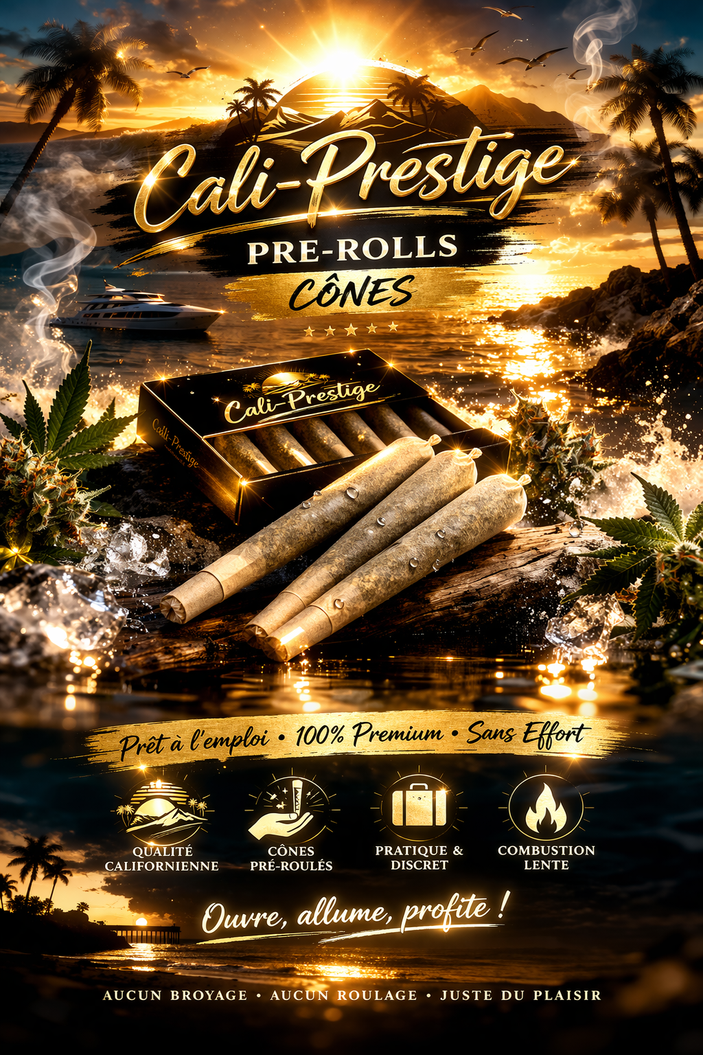 ✴️ Pre-rolls 100% Pur Fleurs / Résine